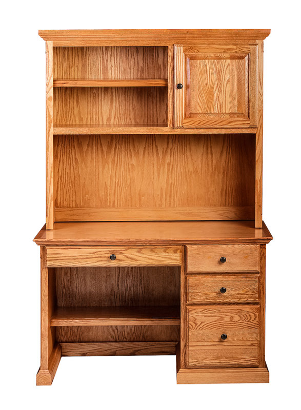 Loon Peak® Minton Pencil Drawer Desk with Hutch & Reviews Wayfair